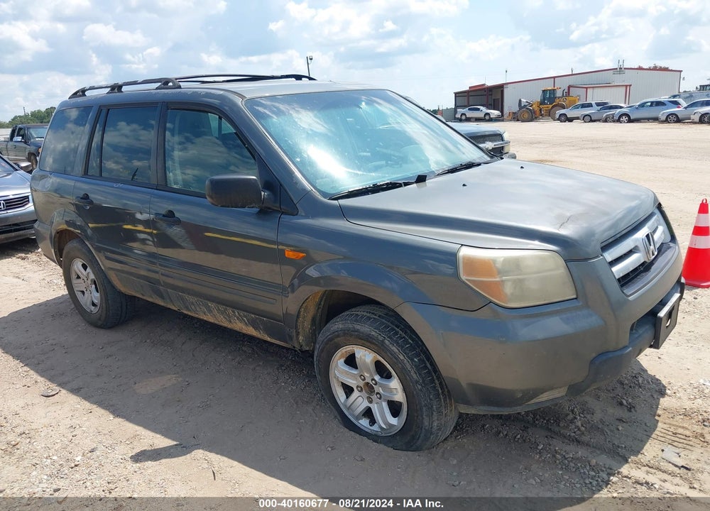 2007 HONDA PILOT LX VIN: 5FNYF28157B010674