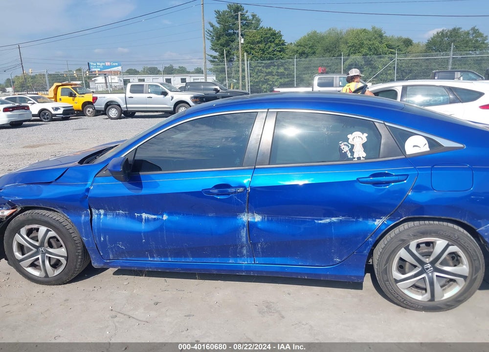 2018 HONDA CIVIC LX VIN: 19XFC2F54JE003685