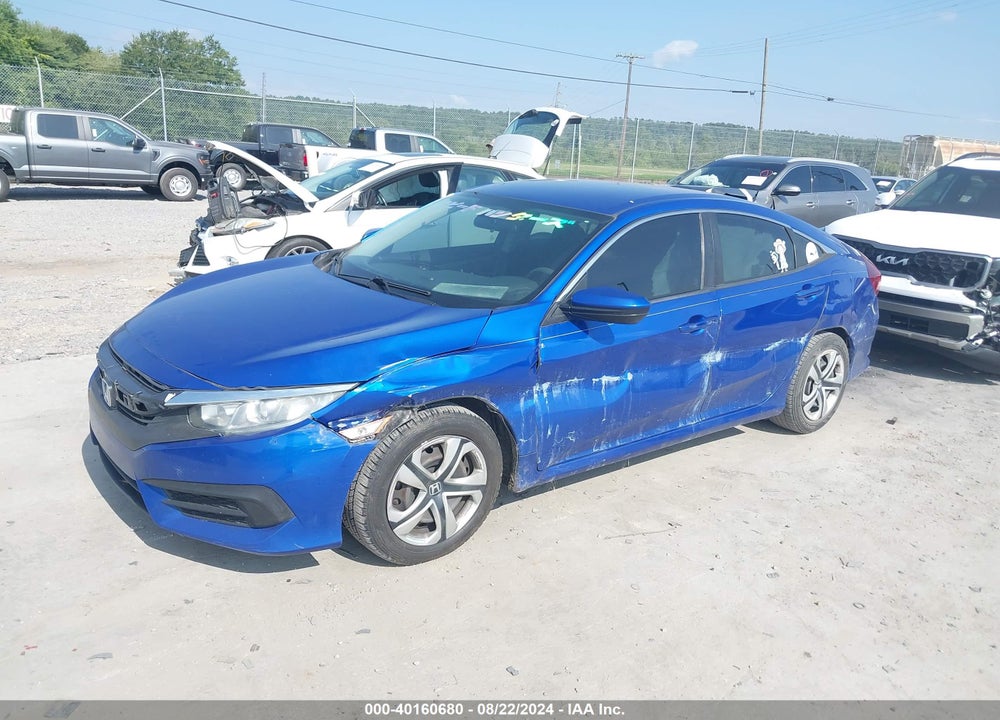 2018 HONDA CIVIC LX VIN: 19XFC2F54JE003685