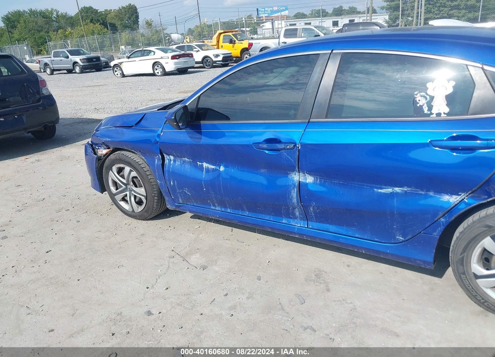 2018 HONDA CIVIC LX VIN: 19XFC2F54JE003685