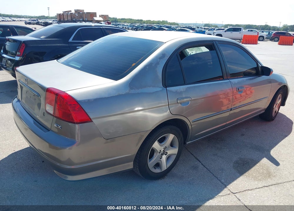 2005 HONDA CIVIC EX VIN: 2HGES26845H526189