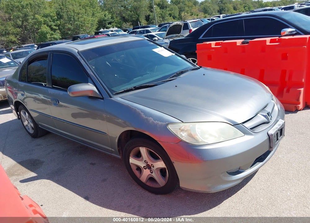 2005 HONDA CIVIC EX VIN: 2HGES26845H526189