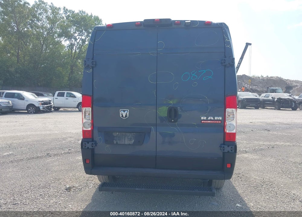 2019 RAM PROMASTER 2500 HIGH ROOF 159 WB VIN: 3C6TRVDG3KE520752