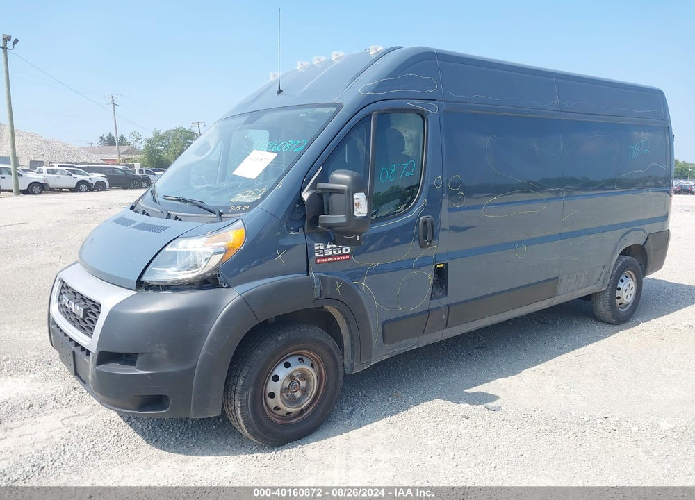 2019 RAM PROMASTER 2500 HIGH ROOF 159 WB VIN: 3C6TRVDG3KE520752