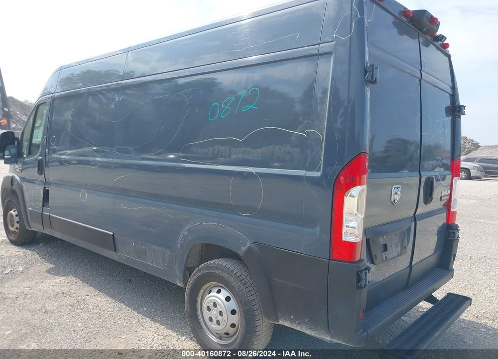 2019 RAM PROMASTER 2500 HIGH ROOF 159 WB VIN: 3C6TRVDG3KE520752