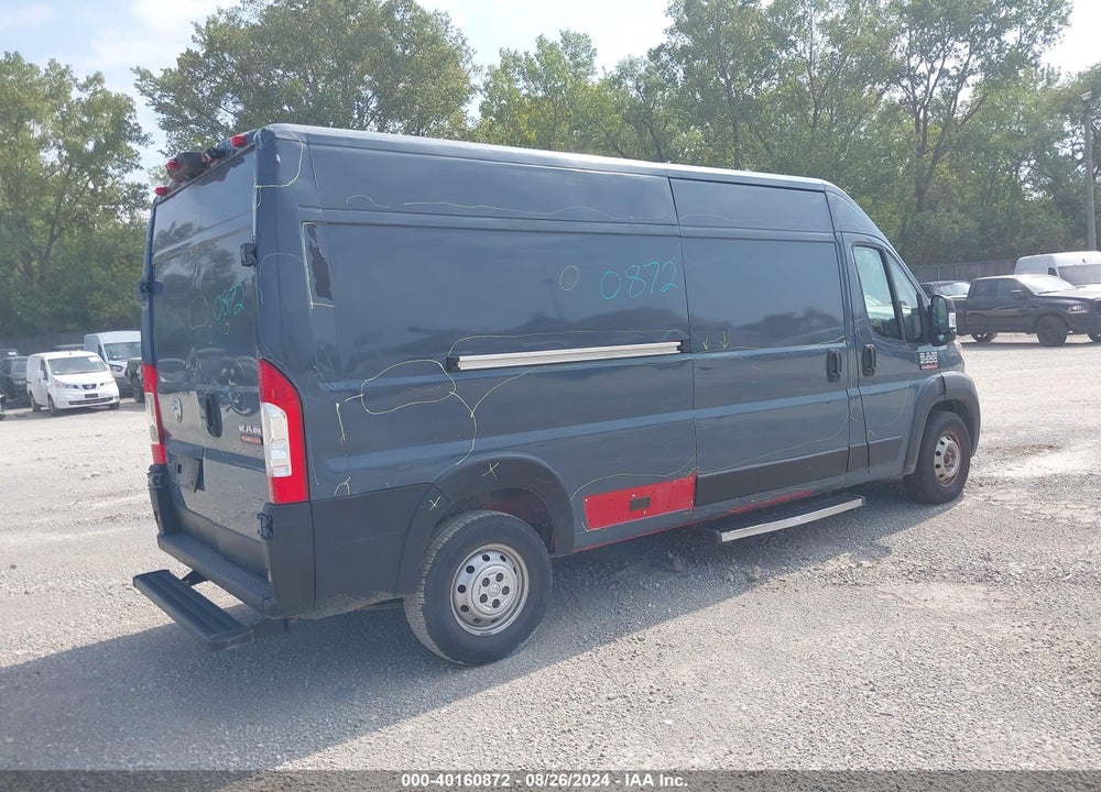 2019 RAM PROMASTER 2500 HIGH ROOF 159 WB VIN: 3C6TRVDG3KE520752