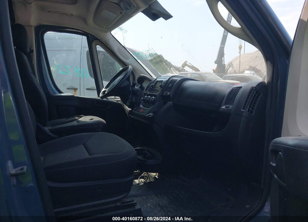 2019 RAM PROMASTER 2500 HIGH ROOF 159 WB VIN: 3C6TRVDG3KE520752