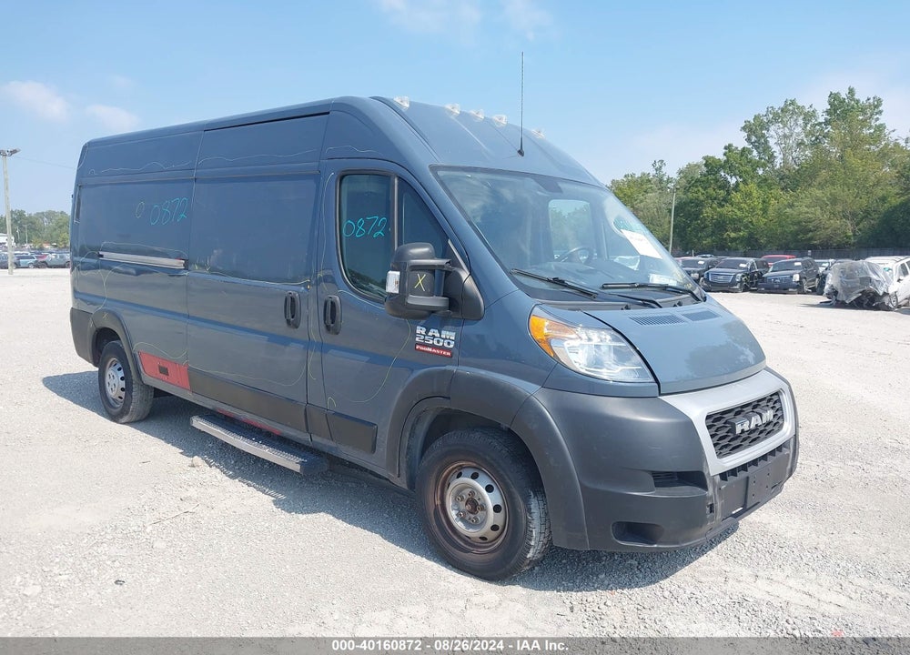 2019 RAM PROMASTER 2500 HIGH ROOF 159 WB VIN: 3C6TRVDG3KE520752