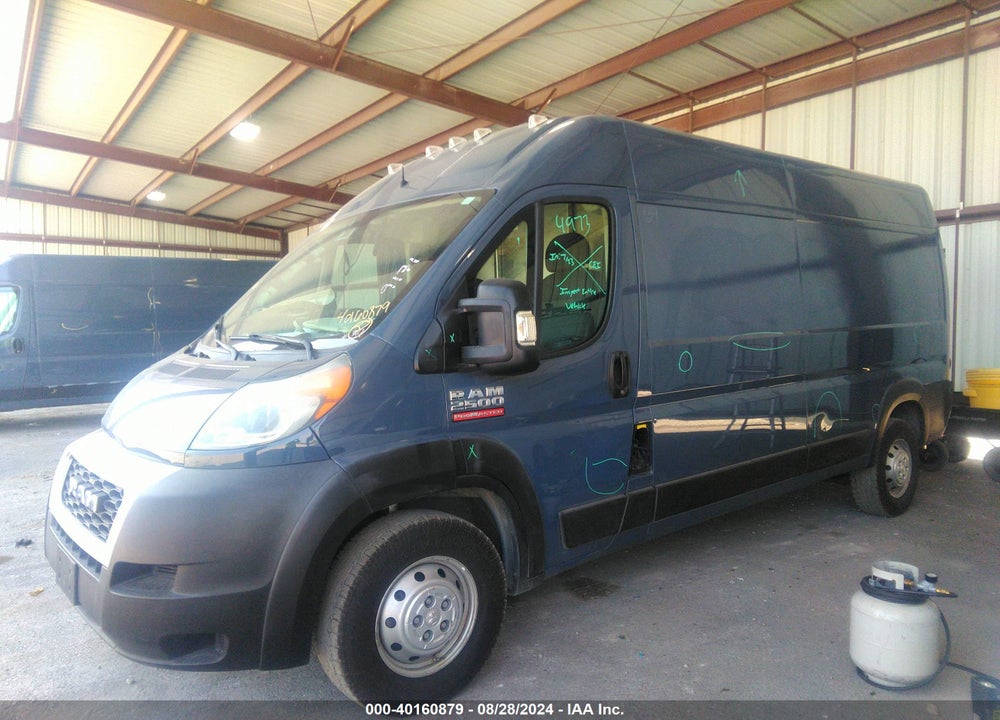 2019 RAM PROMASTER 2500 HIGH ROOF 159 WB VIN: 3C6TRVDG0KE519171