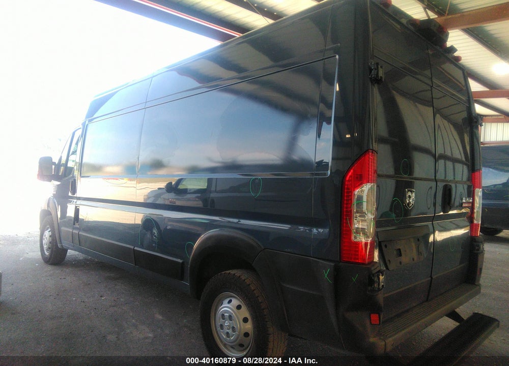 2019 RAM PROMASTER 2500 HIGH ROOF 159 WB VIN: 3C6TRVDG0KE519171