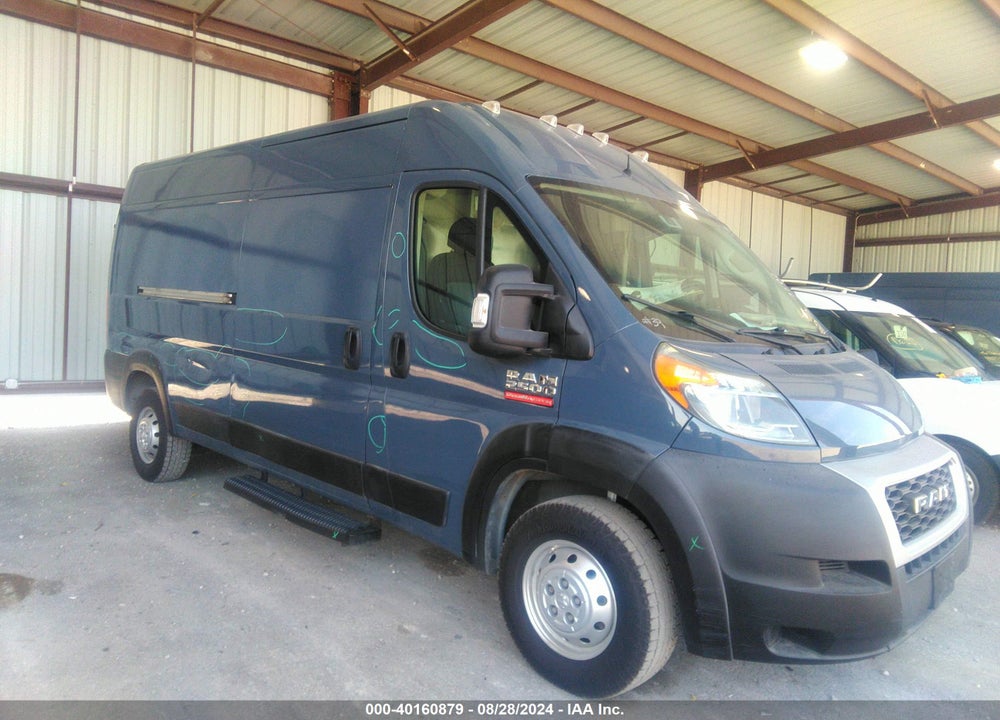 2019 RAM PROMASTER 2500 HIGH ROOF 159 WB VIN: 3C6TRVDG0KE519171