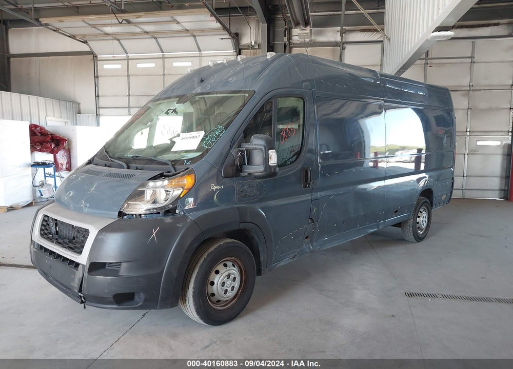 2020 RAM PROMASTER 3500 CARGO VAN HIGH ROOF 159 WB EXT VIN: 3C6URVJG2LE116951