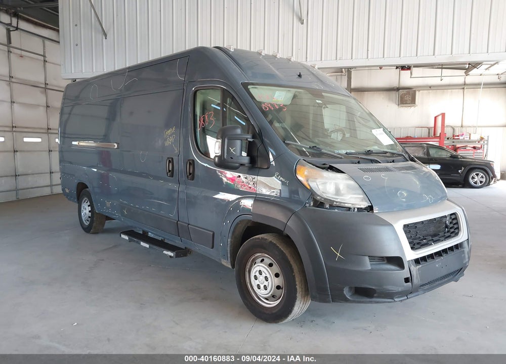 2020 RAM PROMASTER 3500 CARGO VAN HIGH ROOF 159 WB EXT VIN: 3C6URVJG2LE116951