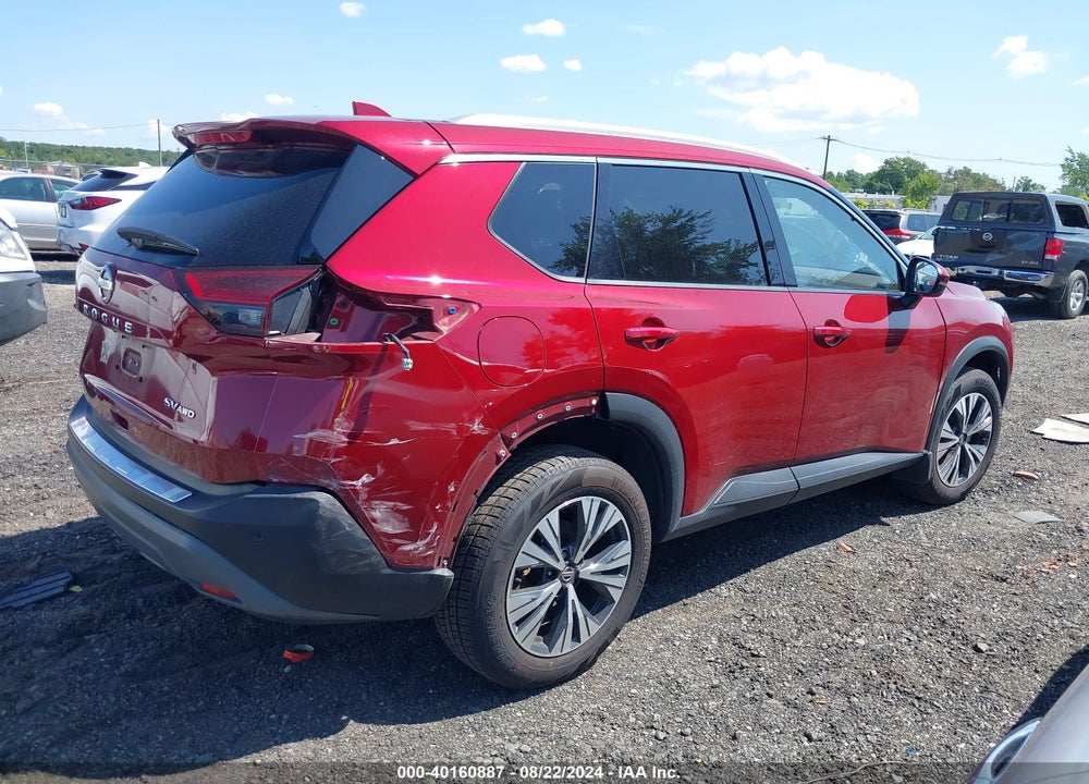 2021 NISSAN ROGUE SV INTELLIGENT AWD VIN: JN8AT3BBXMW237047