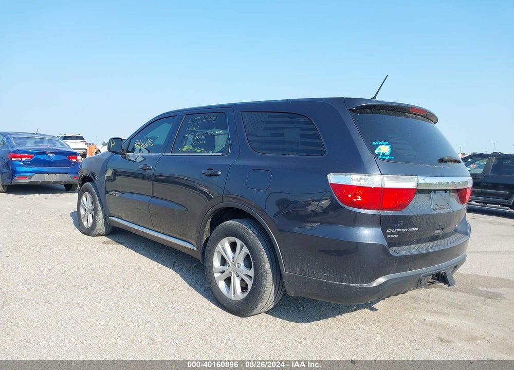 2013 DODGE DURANGO SXT VIN: 1C4RDJAG7DC661817