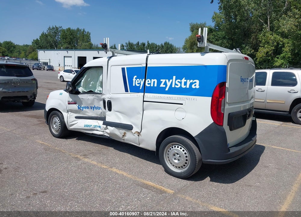 2021 RAM PROMASTER CITY TRADESMAN VIN: ZFBHRFAB2M6T89189