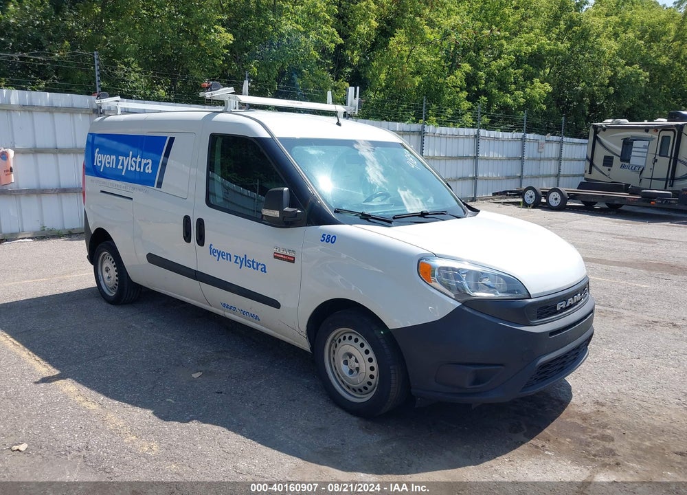 2021 RAM PROMASTER CITY TRADESMAN VIN: ZFBHRFAB2M6T89189