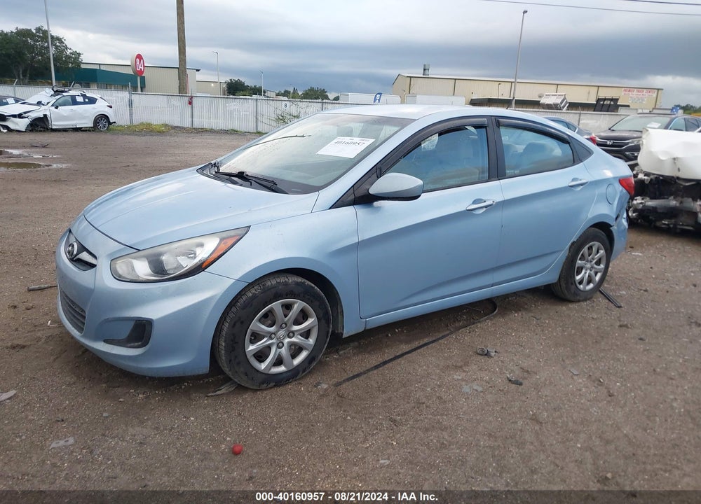 2013 HYUNDAI ACCENT GLS VIN: KMHCT4AE3DU272848