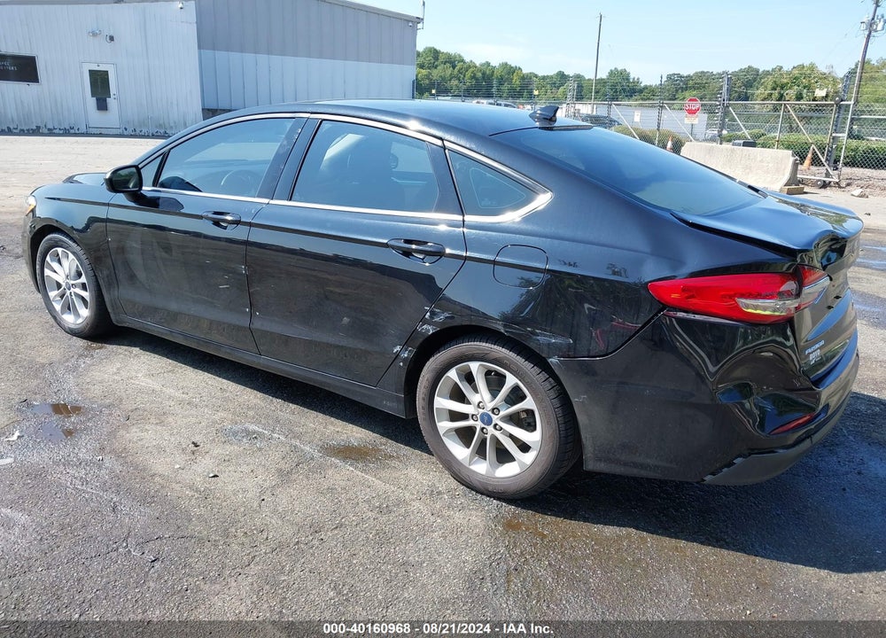 2019 FORD FUSION SE VIN: 3FA6P0HD9KR280166