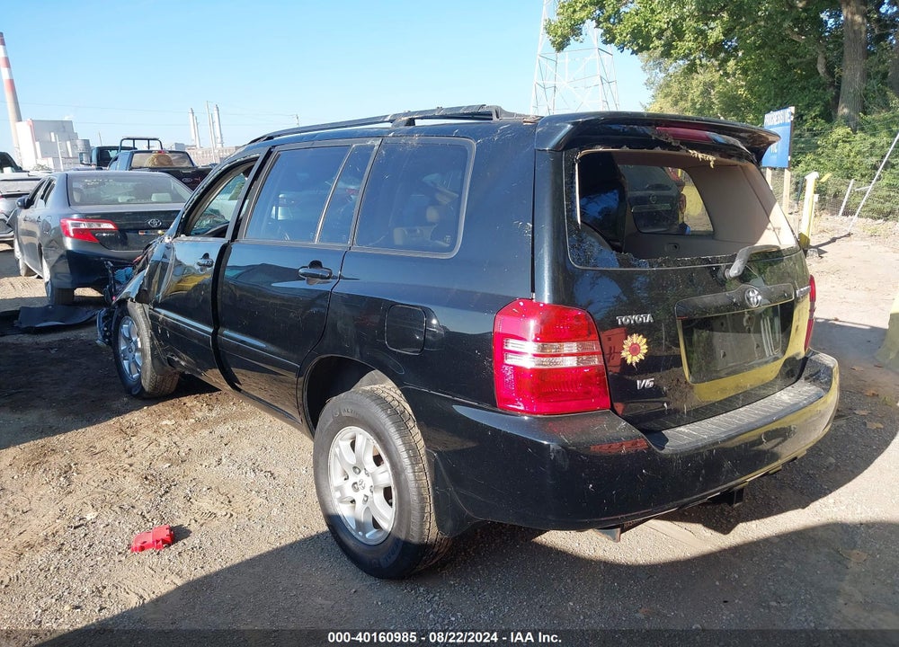 2003 TOYOTA HIGHLANDER V6 VIN: JTEGF21A130119434