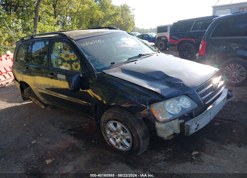 2003 TOYOTA HIGHLANDER V6 VIN: JTEGF21A130119434