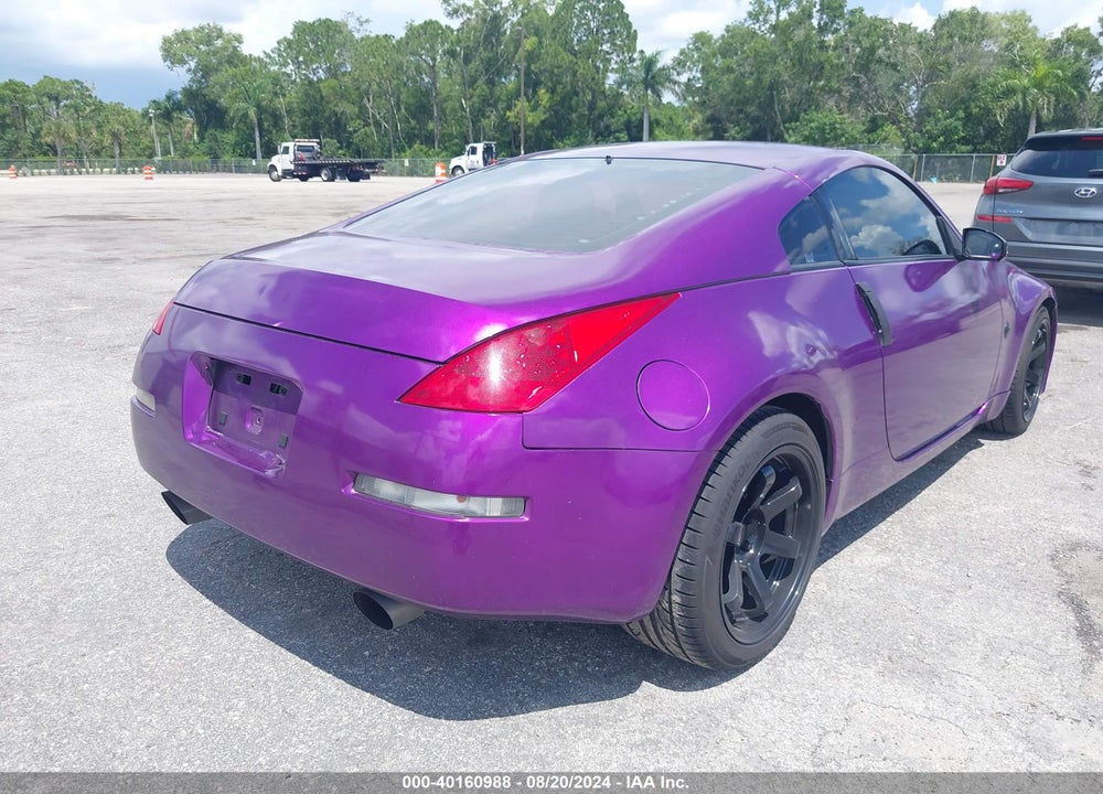 2008 NISSAN 350Z ENTHUSIAST VIN: JN1BZ34D78M706337