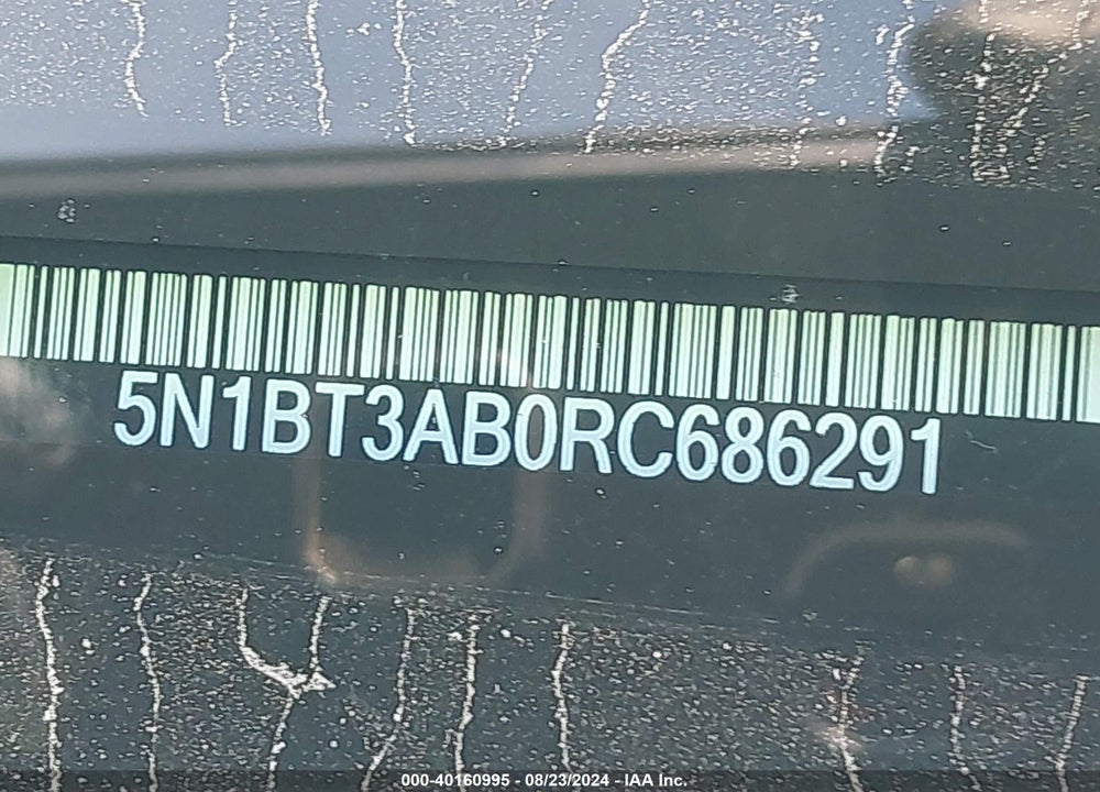 2024 NISSAN ROGUE S INTELLIGENT AWD VIN: 5N1BT3AB0RC686291