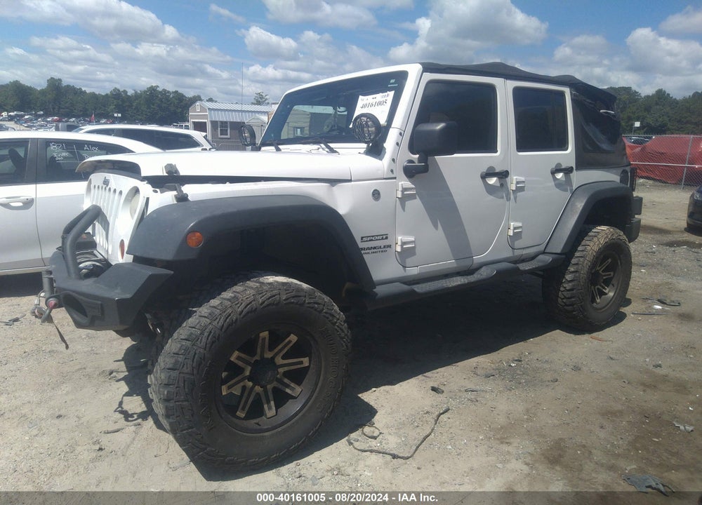 2012 JEEP WRANGLER UNLIMITED SPORT VIN: 1C4BJWDG5CL136465