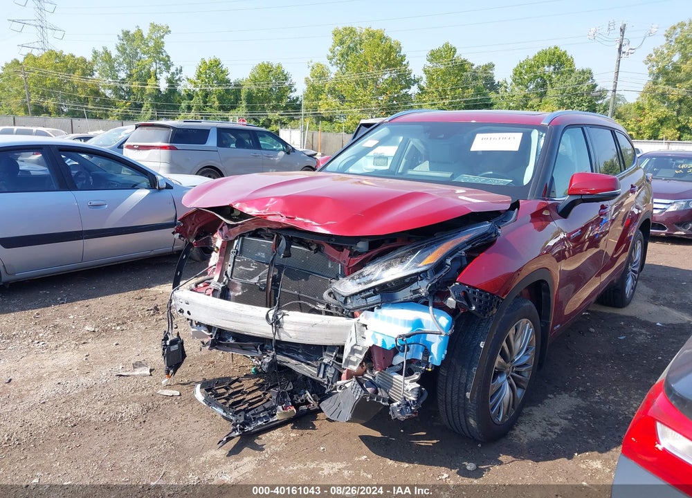 2021 TOYOTA HIGHLANDER HYBRID PLATINUM VIN: 5TDEBRCH5MS029809