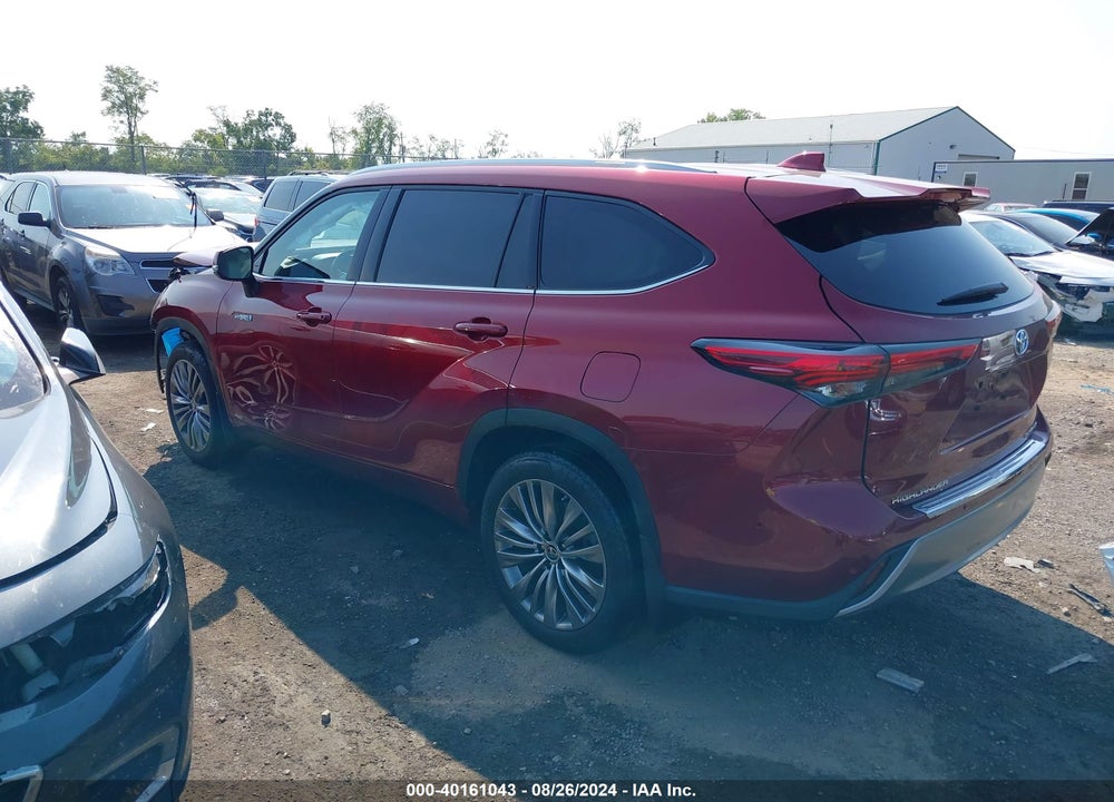 2021 TOYOTA HIGHLANDER HYBRID PLATINUM VIN: 5TDEBRCH5MS029809