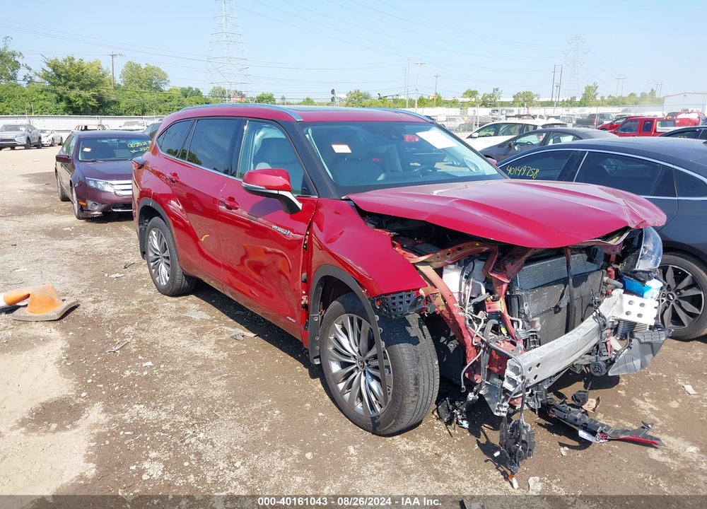 2021 TOYOTA HIGHLANDER HYBRID PLATINUM VIN: 5TDEBRCH5MS029809