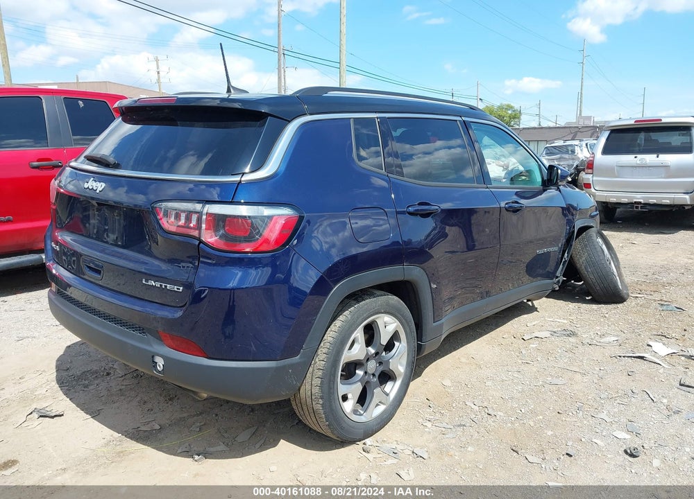 2018 JEEP COMPASS LIMITED 4X4 VIN: 3C4NJDCB0JT418750