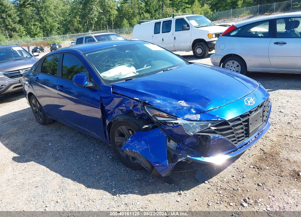 2021 HYUNDAI ELANTRA SEL VIN: 5NPLS4AG4MH018603