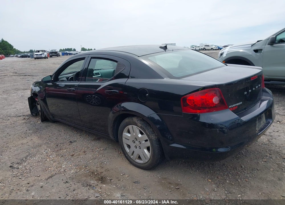 2012 DODGE AVENGER SE VIN: 1C3CDZAB9CN129159