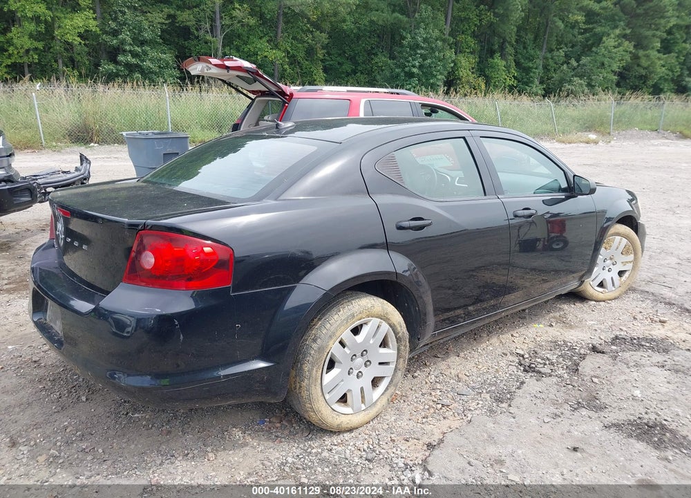 2012 DODGE AVENGER SE VIN: 1C3CDZAB9CN129159