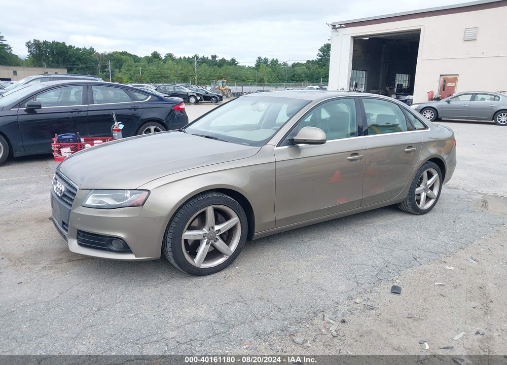 2009 AUDI A4 2.0T PREMIUM VIN: WAUMF78K09A081603
