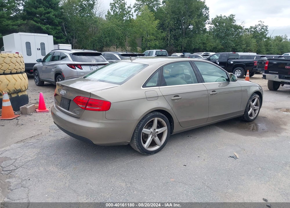 2009 AUDI A4 2.0T PREMIUM VIN: WAUMF78K09A081603