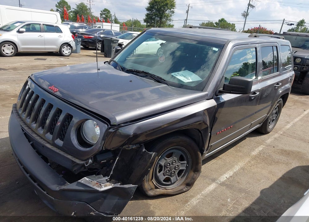 2016 JEEP PATRIOT SPORT VIN: 1C4NJPBA1GD812783