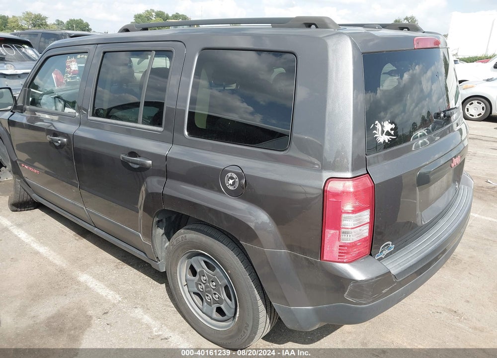 2016 JEEP PATRIOT SPORT VIN: 1C4NJPBA1GD812783