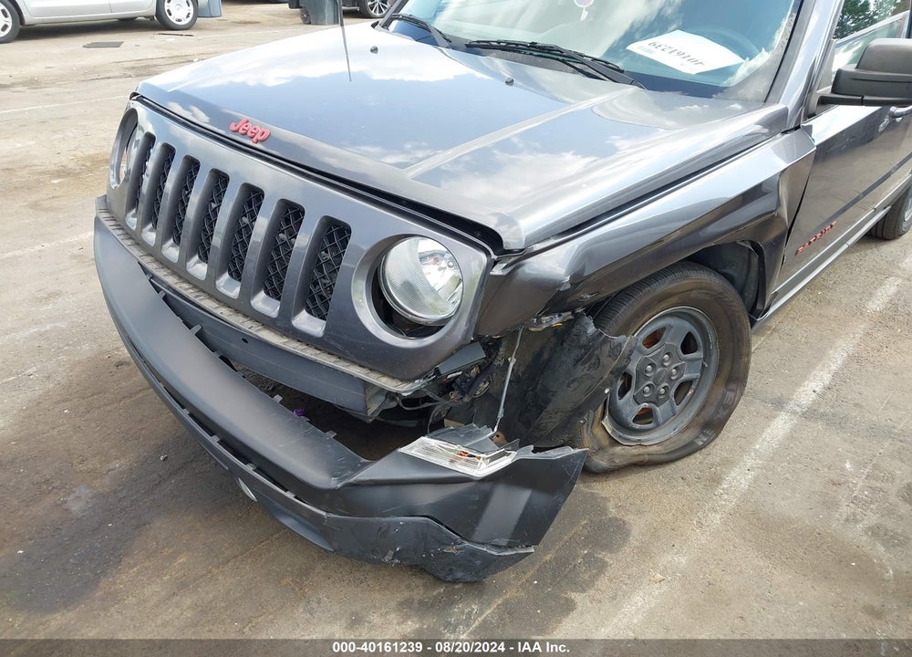 2016 JEEP PATRIOT SPORT VIN: 1C4NJPBA1GD812783