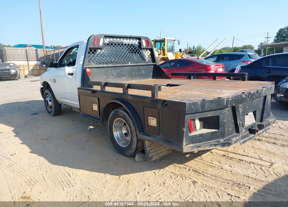 2012 RAM 3500 CHASSIS ST/SLT VIN: 3C7WDTALXCG332779