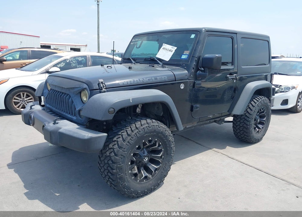 2016 JEEP WRANGLER BLACK BEAR VIN: 1C4AJWAG3GL128015
