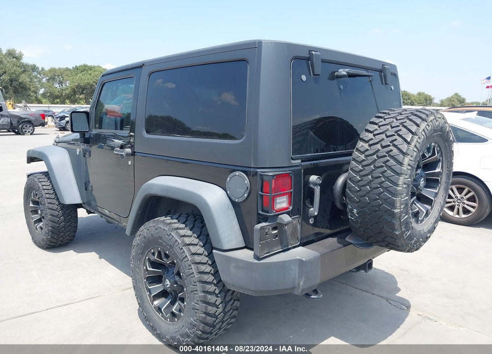 2016 JEEP WRANGLER BLACK BEAR VIN: 1C4AJWAG3GL128015