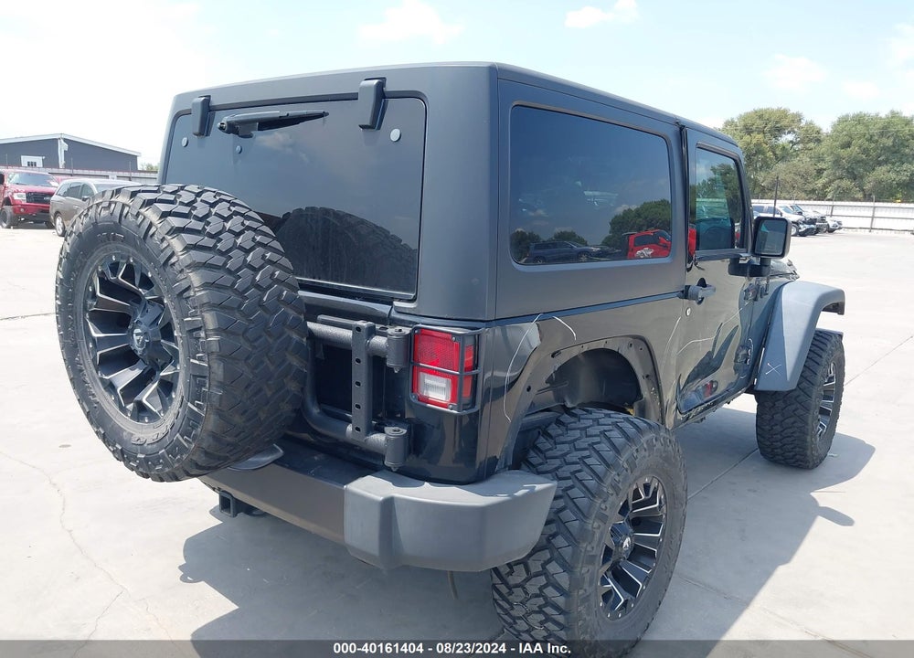 2016 JEEP WRANGLER BLACK BEAR VIN: 1C4AJWAG3GL128015