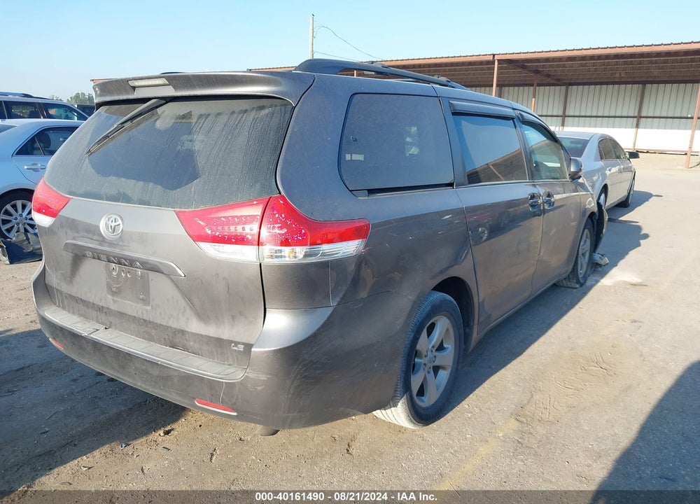 2011 TOYOTA SIENNA LE V6 VIN: 5TDKK3DC1BS130880