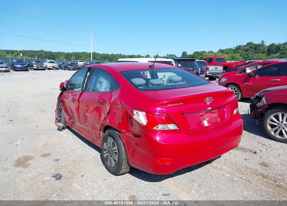 2017 HYUNDAI ACCENT SE VIN: KMHCT4AE3HU308334