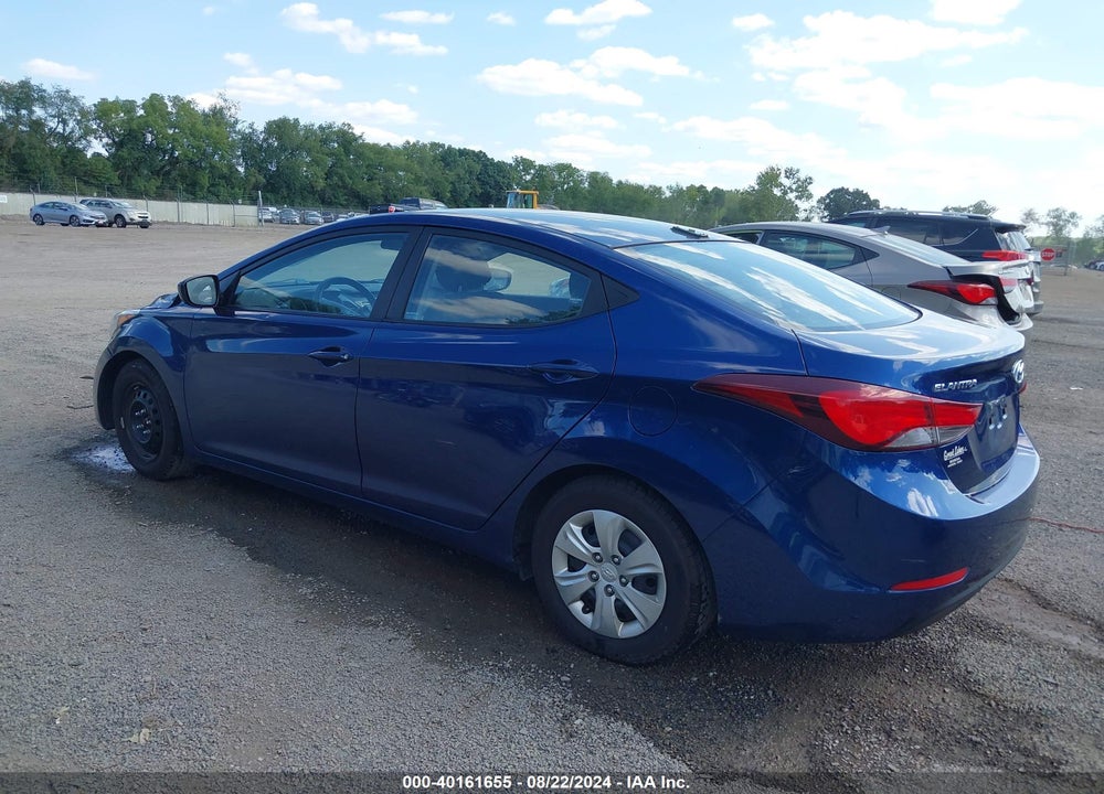 2016 HYUNDAI ELANTRA SE VIN: 5NPDH4AE1GH673937
