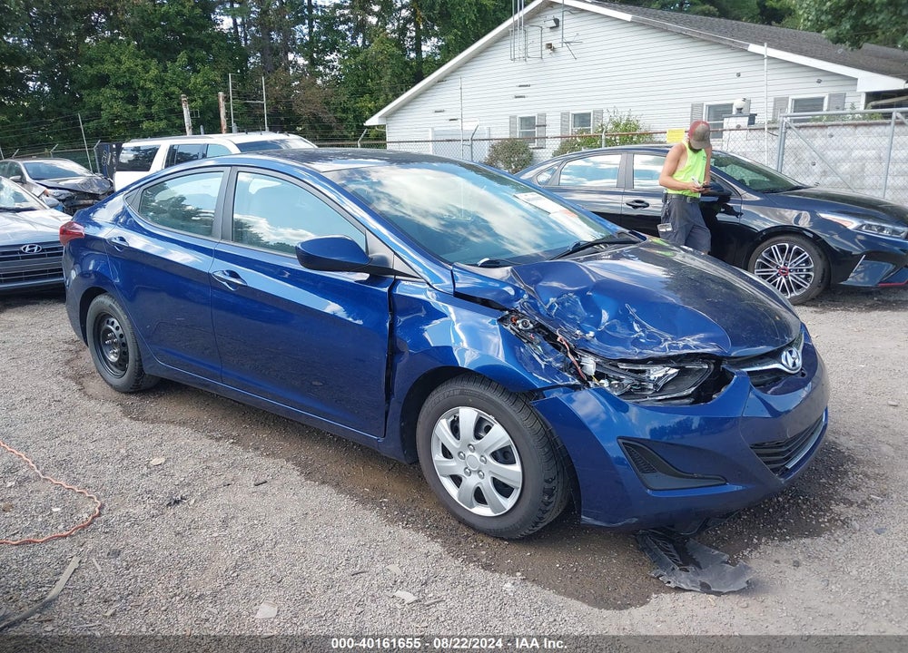 2016 HYUNDAI ELANTRA SE VIN: 5NPDH4AE1GH673937
