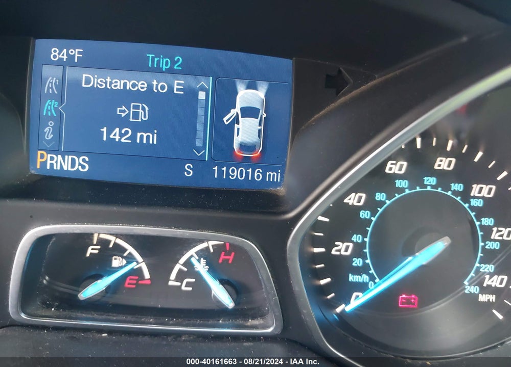 2015 FORD ESCAPE S VIN: 1FMCU0F78FUA78190