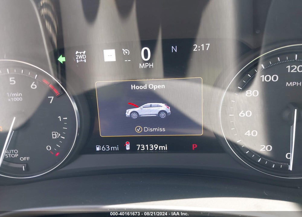 2019 CADILLAC XT4 SPORT VIN: 1GYFZFR42KF100037